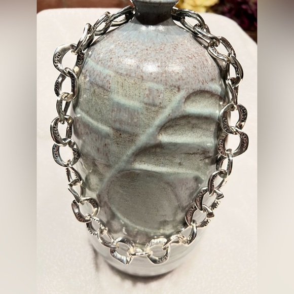 Brighton open link sterling necklace - Picture 2 of 7